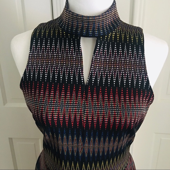 Maggy London high neckline bodycon stretch dress 6 - Picture 2 of 7